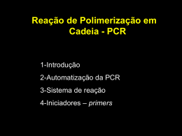 Reação de PCR
