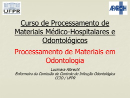Processamento de Materiais em Odontologia