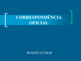 correspondência oficial-I - Romao Junior