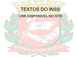 INSS - Prefeitura de São Paulo