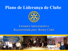 Plano de Lideran&ccedil;a de Clube