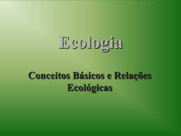 ecologia - Universidade Castelo Branco