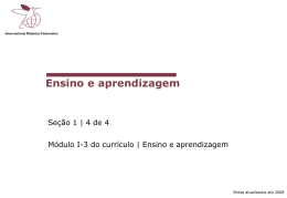 Ensino e aprendizagem