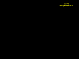 EE-240 Isolação de Falhas