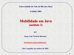 Mobilidade em Java