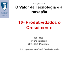 10-Produtividades e crescimento