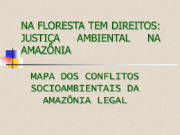 NA FLORESTA TEM DIREITOS: JUSTIÇA AMBIENTAL NA AMAZÔNIA