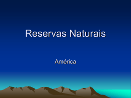 Reservas Naturais