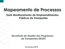Gerir Monitoramento de Empreendimentos
