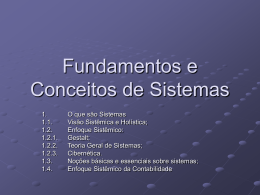 Slides - Fundamentos e conceitos de Sistemas Contábeis