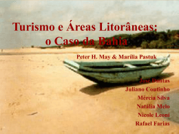 Turismo e Áreas Litorâneas: o Caso da Bahia