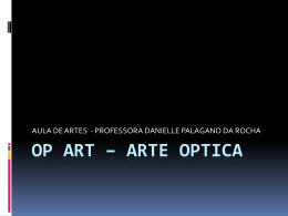 OP ART – ARTE OPITICA