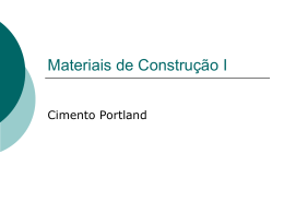 Materiais de Construção I