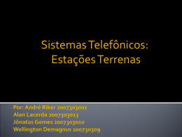Sistemas Telefônicos: Estações Terrenas