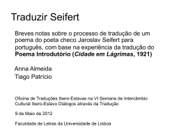 Oficina de Tradu&ccedil;&otilde;es Ibero-Eslavas, FLUL, 09-05