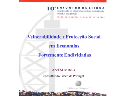 Vulnerabilidade e Protec&ccedil;&atilde;o Social