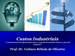 CUSTOS INDUSTRIAIS UERJ 2010.1