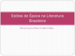 Estilos de Época na Literatura Brasileira