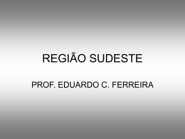 REGIÃO SUDESTE