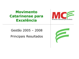 MCE - Movimento Brasil Competitivo