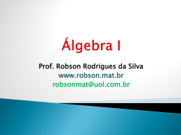 2. - Prof. Ms. Robson Rodrigues da Silva