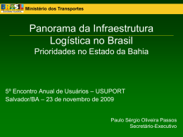 Ministério dos Transportes - Paulo Sérgio Passos