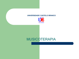 Musicoterapia - Universidade Castelo Branco