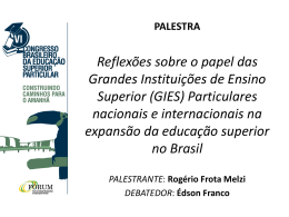 Édson Franco - Congresso Brasileiro de Educação Superior Particular