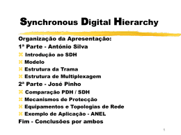SDH Synchronous Digital Hierarchy