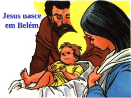 Jesus nasce em Belém