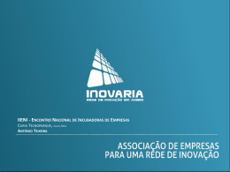 Inovar em Rede - António Teixeira - INOVA RIA