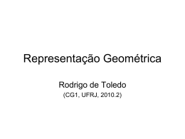 CG1 06 Representacao Geometrica - DCC