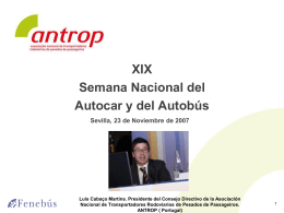 A ANTROP e o Sector em Portugal