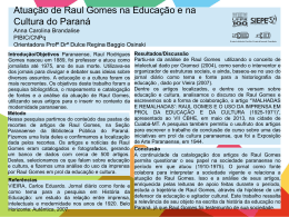 Atuação de Raul Gomes na Educação e na Cultura do Paraná Anna