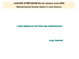 Latin American Section 30 th Anniversary