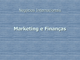 Marketing e Finanças