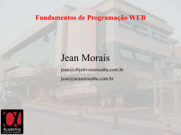 Introdu&ccedil;&atilde;o &agrave; Linguagem HTML