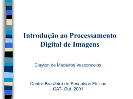 Introdução ao Processamento Digital de Imagens