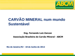 presidente da Associação Brasileira de Carvão Mineral