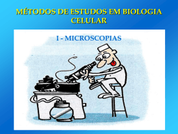 Métodos de Estudo da Célula: Microscopia
