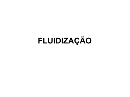 FLUIDIZAÇÃO - Moodle UFSC