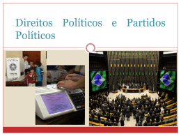 Direitos Políticos e Partidos Políticos