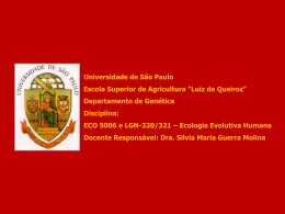 Interacao genes-cultura Antropologia