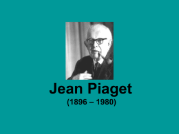 Jean Piaget - Objetivo Sorocaba