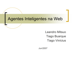 Agentes Inteligentes na Web
