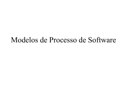 Modelos de Processos