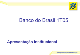 1T05 - Banco do Brasil