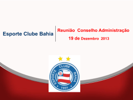 Slide 1 - Esporte Clube Bahia