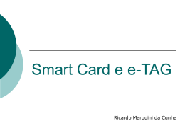 Smart Card e e-TAG