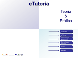 eTutoria: Teoria e Pr&aacute;tica
